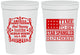 Personalized Bachelor Party 16 oz Stadium Cups - Star Spangled Hammered | 40032