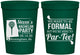Personalized Bachelor Party 16 oz Stadium Cups - Golf Par Tee | 40043