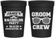 Personalized Bachelor Party 16 oz Stadium Cups - Groom Crew | 40047