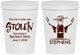 Personalized Bachelor Party 16 oz Stadium Cups - Stolen | 40049