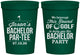Personalized Bachelor Party 16 oz Stadium Cups - Golf | 40052