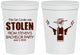 Personalized Bachelor Party 16 oz Stadium Cups - Stolen | 40053