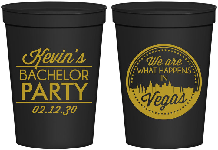 Personalized Bachelor Party 16 oz Stadium Cups - Last Vegas | 40060
