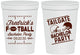 Personalized Bachelor Party 16 oz Stadium Cups - Football | 40067