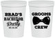 Personalized Bachelor Party 16 oz Stadium Cups - Grooms Crew | 40070