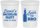 Personalized Bachelor Party 16 oz Stadium Cups - Beer Me Bro | 40071