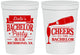 Personalized Bachelor Party 16 oz Stadium Cups - Cheers | 40072
