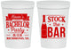 Personalized Bachelor Party 16 oz Stadium Cups - Stock The Bar | 40073