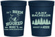 Personalized Bachelor Party 16 oz Stadium Cups - Fishing | 40080