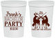 Personalized Bachelor Party 16 oz Stadium Cups - Hunting | 40083