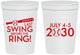 Personalized Bachelor Party 16 oz Stadium Cups - Baseball | 40087