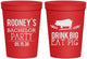 Personalized Bachelor Party 16 oz Stadium Cups - Bbq | 40088