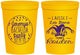 Personalized Bachelor Party 16 oz Stadium Cups - Mardi Gras | 40090