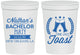 Personalized Bachelor Party 16 oz Stadium Cups - One Last Toast | 40095