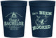 Personalized Bachelor Party 16 oz Stadium Cups - Fishing Hooked | 40096
