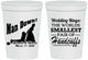 Personalized Wedding 16 oz Stadium Cups - Man Down | 407