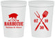 Personalized Wedding 16 oz Stadium Cups - I Do Barbecue Bbq | 410