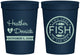 Personalized Wedding 16 oz Stadium Cups - Two Less Fish In The Sea | 420