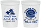 Personalized Wedding 16 oz Stadium Cups - Sandy Hugs Salty Kisses | 425