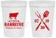 Personalized Wedding 16 oz Stadium Cups - I Do Barbecue Bbq | 433