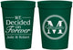 Personalized Wedding 16 oz Stadium Cups - Monogram | 435