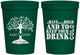 Personalized Wedding 16 oz Stadium Cups - To Have And To Hold | 438