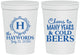 Personalized Wedding 16 oz Stadium Cups - Cheers To Cold Beers | 439