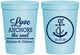 Personalized Wedding 16 oz Stadium Cups - Love Anchors The Soul | 440