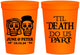 Personalized Wedding 16 oz Stadium Cups - Til Death Do Us Part | 441