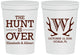 Personalized Wedding 16 oz Stadium Cups - Monogram | 442