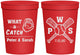 Personalized Wedding 16 oz Stadium Cups - Baseball | 443