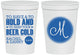 Personalized Wedding 16 oz Stadium Cups - Monogrammed | 450