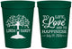 Personalized Wedding 16 oz Stadium Cups - Love And Happiness | 451