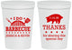 Personalized Wedding 16 oz Stadium Cups - I Do Barbecue Bbq | 470
