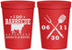 Personalized Wedding 16 oz Stadium Cups - I Do Barbecue Bbq | 471