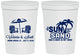 Personalized Wedding 16 oz Stadium Cups - Sun Sand Drink In My Hand | 479