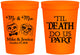 Personalized Wedding 16 oz Stadium Cups - Til Death Do Us Part | 487