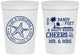 Personalized Wedding 16 oz Stadium Cups - Sandy Feet Salty Kisses | 488