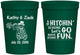 Personalized Wedding 16 oz Stadium Cups - Tractor Hitchin | 489