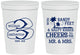 Personalized Wedding 16 oz Stadium Cups - Sandy Feet Salty Kisses | 490