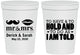 Personalized Wedding 16 oz Stadium Cups - To Have And To Hold | 491