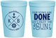 Personalized Wedding 16 oz Stadium Cups - Nautical | 495