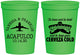 Personalized Wedding 16 oz Stadium Cups - Destination | 496