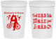 Personalized Wedding 16 oz Stadium Cups - First Date Will You I Do | 497