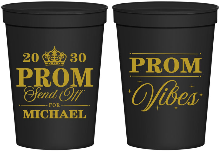 Personalized Prom 16 oz Stadium Cups - Send Off | 50005