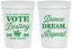 Personalized Prom 16 oz Stadium Cups - Queen Vote | 50016