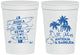 Personalized Wedding 16 oz Stadium Cups - Antigua And Barbuda | 503