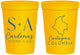 Personalized Wedding 16 oz Stadium Cups - Colombia | 516