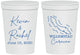 Personalized Wedding 16 oz Stadium Cups - Curacao | 520
