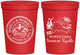 Personalized Wedding 16 oz Stadium Cups - Domincan Republic | 523